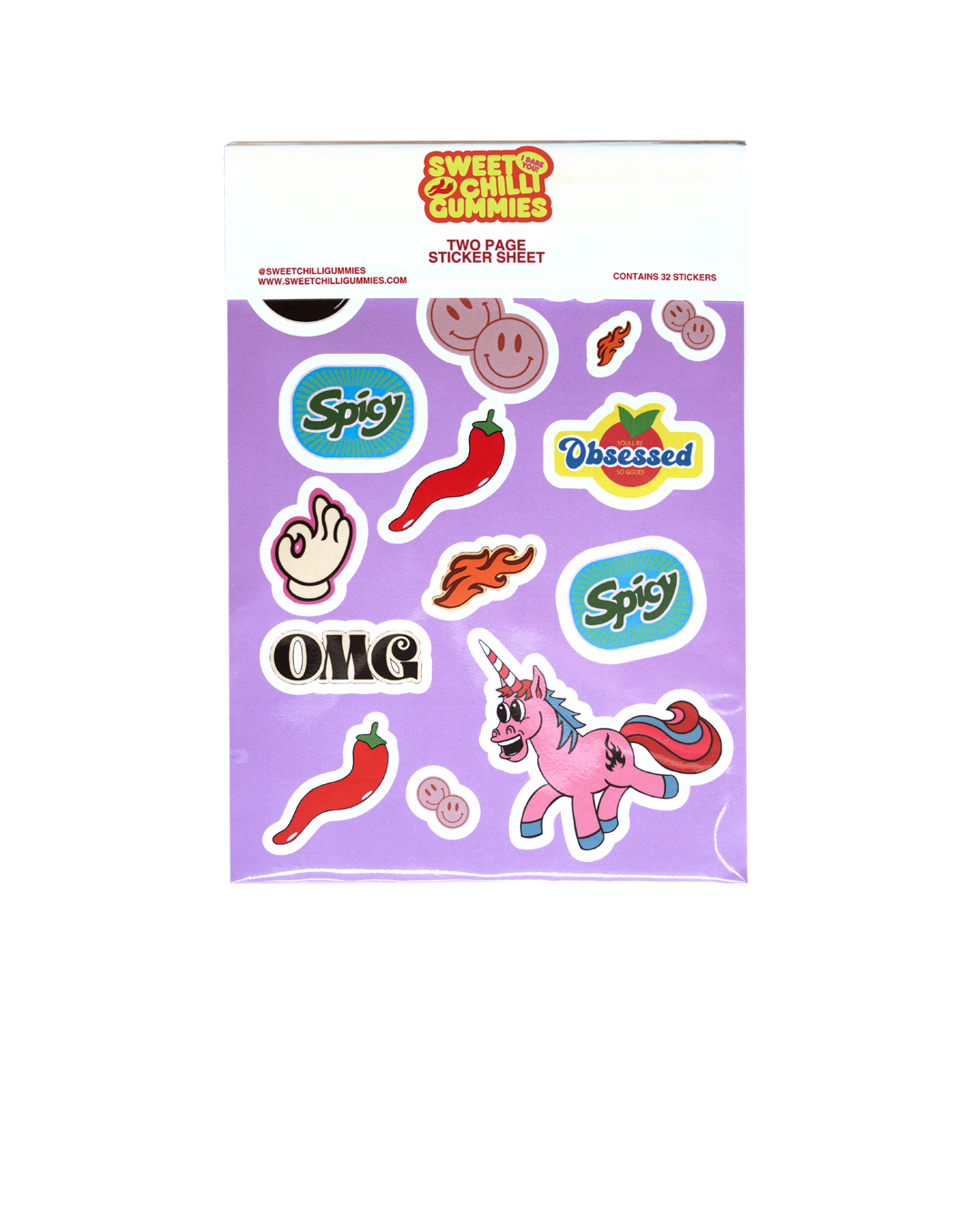 Sticker Sheet – Sweet Chilli Gummies